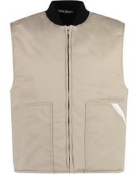 Palm Angels - Sartorial Tape Zip-up Vest - Lyst