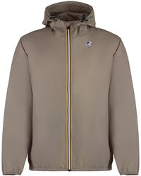 K-Way - Claude Hooded Nylon Jacket - Lyst