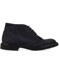 Tricker's - Stringate Aldo in suede - Lyst