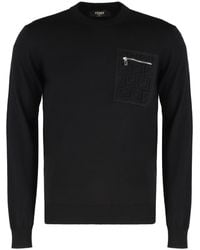 Fendi - Sweater With A Round Neck - Lyst