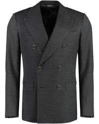 Dolce & Gabbana - Wool Double-Breasted Blazer For – Fw23 Collection - Lyst