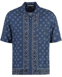 Palm Angels - Paisley-print Bowling Shirt - Lyst