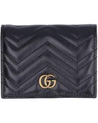 Gucci - Portafoglio GG Marmont in pelle - Lyst