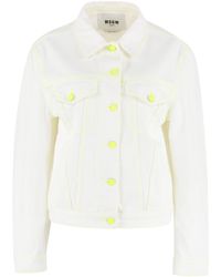 MSGM Jean and denim jackets for Women | Online Sale up to 82% off 