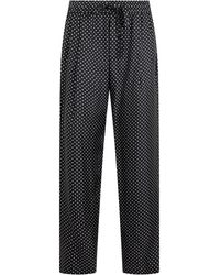 Dolce & Gabbana - Polka Dot Pants With Elastic Waist - Lyst