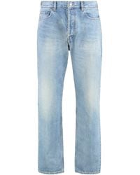 Saint Laurent - Mick 5-Pocket Straight-Leg Jeans - Lyst