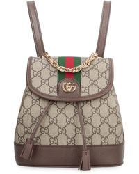 Gucci - Mini Ophidia GG Supreme Fabric Backpack - Lyst