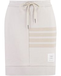 Thom Browne - Cotton Mini-skirt - Lyst
