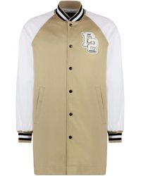 DSquared² - Varsity Button-Front Cotton Jacket - Lyst