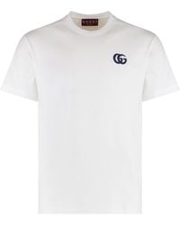 Gucci - Cotton Jersey T-Shirt - Lyst