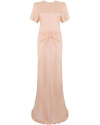 Victoria Beckham - Long Draped Dress - Lyst