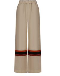 Raquel Diniz - Linen And Silk Trousers - Lyst