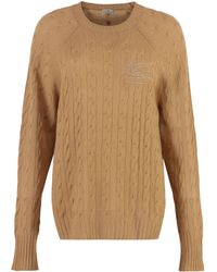 Etro - Cashmere Crew-neck Sweater - Lyst
