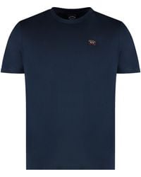 Paul & Shark - Cotton Crew-neck T-shirt - Lyst