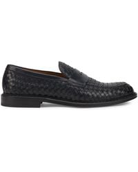 Doucal's - Woven Leather Moccasin - Lyst