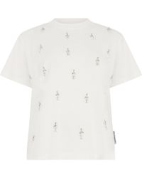 Des Phemmes - Cotton T-Shirt With Jewelry - Lyst