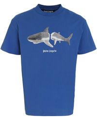 Palm Angels - T-shirt in cotone con stampa - Lyst