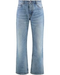 Ami Paris - 5-Pocket Straight-Leg Jeans - Lyst