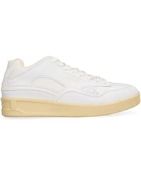 Jil Sander - Panelled Low-Top Leather Sneakers - Lyst