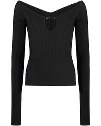 Jacquemus - Ribbed Knit Viscose-Blend Top - Lyst