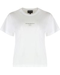 Emporio Armani - Crew Neck T-Shirt With Logo - Lyst