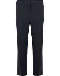 Elisabetta Franchi - High-Waisted Crop Pants - Lyst