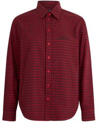Balenciaga - Checked Cotton Shirt - Lyst
