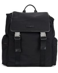 Gianni Chiarini - Backpack Made Of Technical Fabric And Leather - Lyst