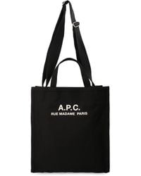 A.P.C. - Recuperation Canvas Tote Bag - Lyst