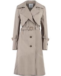 Patou - Trench coat in gabardine - Lyst
