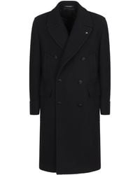Tagliatore - Cappotto doppiopetto in misto lana - Lyst