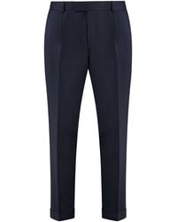 BOSS - Virgin Wool Trousers - Lyst