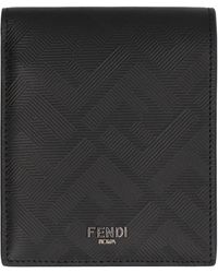 【FENDI】SHADOW WALLET Fendi Shadow Wallet in Blue for Men | Lyst