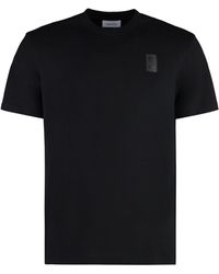 Ferragamo - T-shirt girocollo in cotone - Lyst