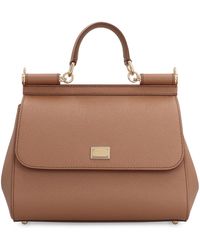 Dolce & Gabbana - Sicily Grande Leather Handbag - Lyst