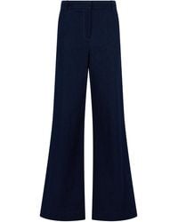 Veronica Beard - Bell-Bottom Denim Pants - Lyst
