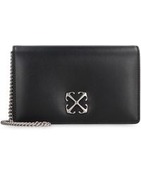 Off-White c/o Virgil Abloh - Jitney 0.5 Leather Wallet On Chain - Lyst