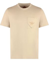 MCM - T-shirt girocollo in cotone - Lyst