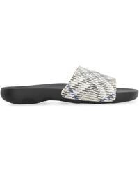 Burberry - Dive Rubber Slides - Lyst