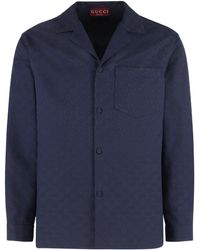 Gucci - OVERSHIRT COTTON GG ALL OVER - Lyst