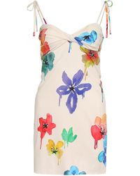 Off-White c/o Virgil Abloh Cotton Arrow Chine Flowers Print Mini ...