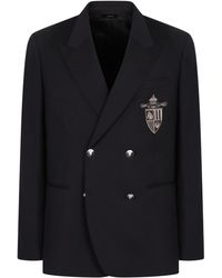 Fendi - Double-Breasted Wool Jacket - Lyst