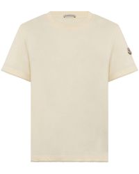 Moncler - Short-Sleeved T-Shirt Cotton T-Shirts & Jerseys - Lyst