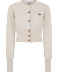 Vivienne Westwood - Cardigan Bea Cropped Wool-Silk Cardigans - Lyst