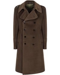 Tagliatore - Cappotto doppiopetto in lana - Lyst