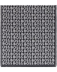 BOSS - Sciarpa in viscosa jacquard - Lyst