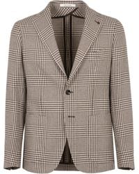 ジャケット TAGLIATORE LORELEY JACKET IN PRINCE OF WALES WOOL Tagliatore Prince Of Wales-check Blazer in Gray for Men | Lyst