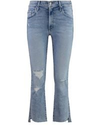 Mother - The Insider Crop Skinny Jeans - Lyst