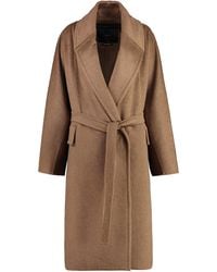 Max Mara - Attuale Oversize Belted Coat - Lyst