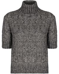 Max Mara - Maglione Sorbona a maniche corte - Lyst
